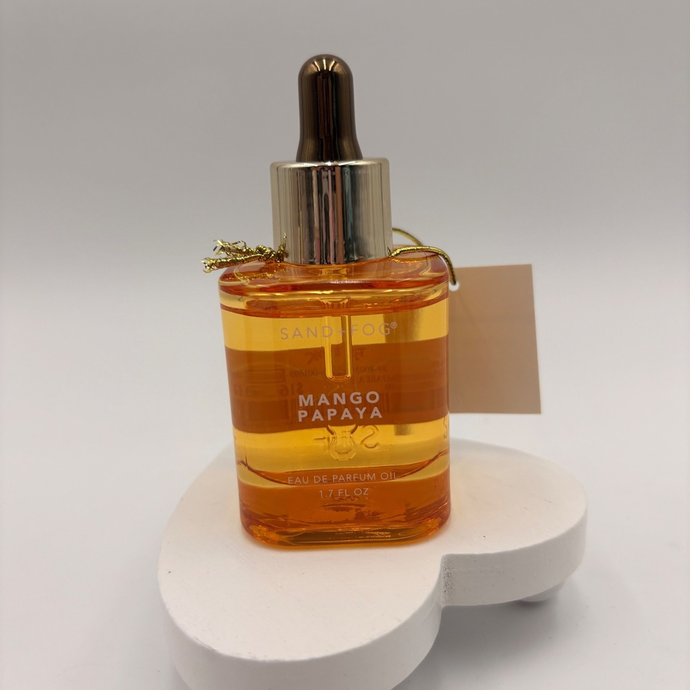 Sand + Fog Mango Papaya Eau De Parfum Oil 1.7 fl oz Dropper Bottle New
